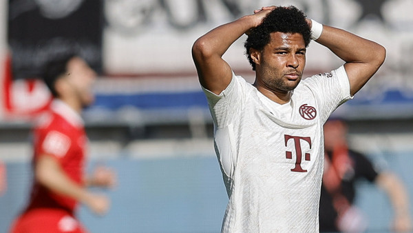 Unzufrieden: Serge Gnabry vom FC Bayern München in Heidenheim