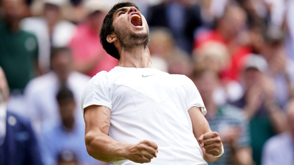 In Wimbledon im Halbfinale: der Spanier Carlos Alcaraz