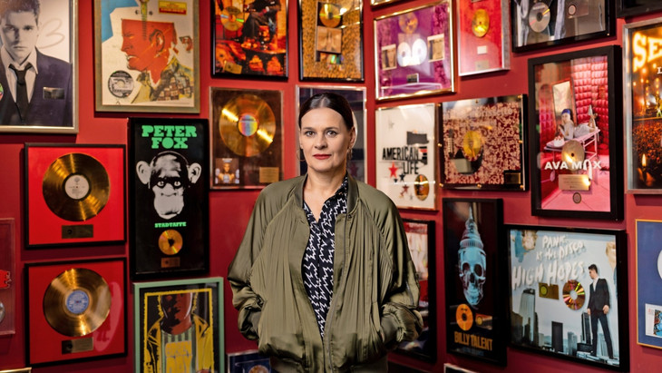 Die erste Frau an der Spitze eines Majors in Deutschland: Doreen Schimk in der Berliner Warner-Music-Dependance