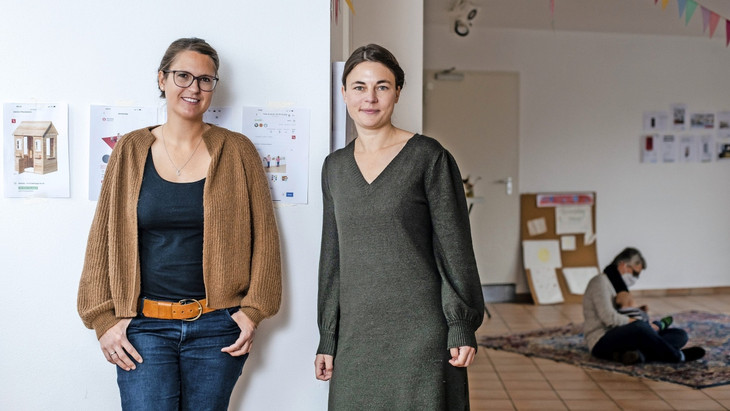 Gute Idee für gutes Haus: Stefanie Krause (links) und Agnes Model.