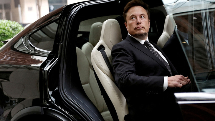 Wo geht die Fahrt hin? Tesla-Chef Elon Musk während eines Besuchs in Peking im Mai vorigen Jahres