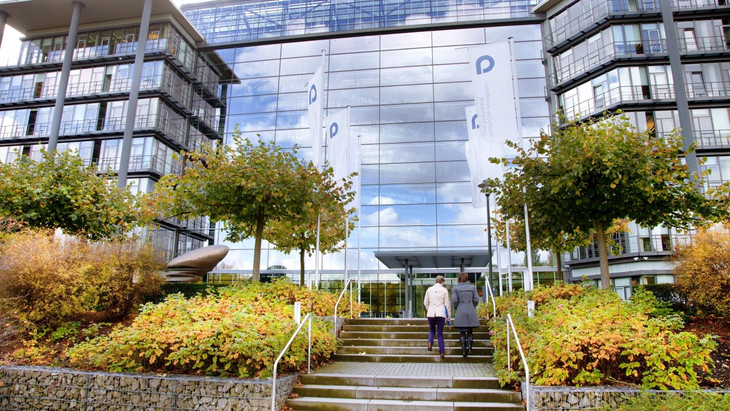 Die Zentrale der Deutschen Apotheker- und Ärztebank in Düsseldorf