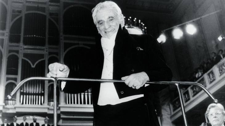 Leonard Bernstein 1989 im Berliner Konzerthaus