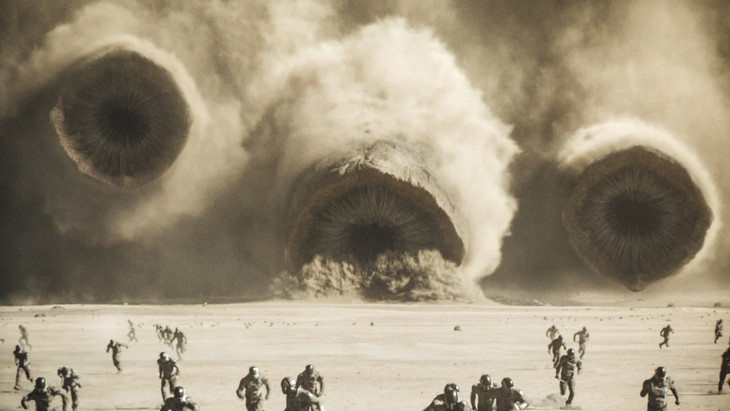 Die Sandwürmer kommen in „Dune: Part Two“