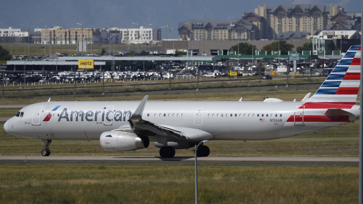 Ein Flugzeug von American Airlines (Symbolbild)