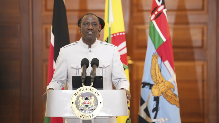 Ordnete eine drei Tage lange Staatstrauer an: Kenias Präsident William Ruto