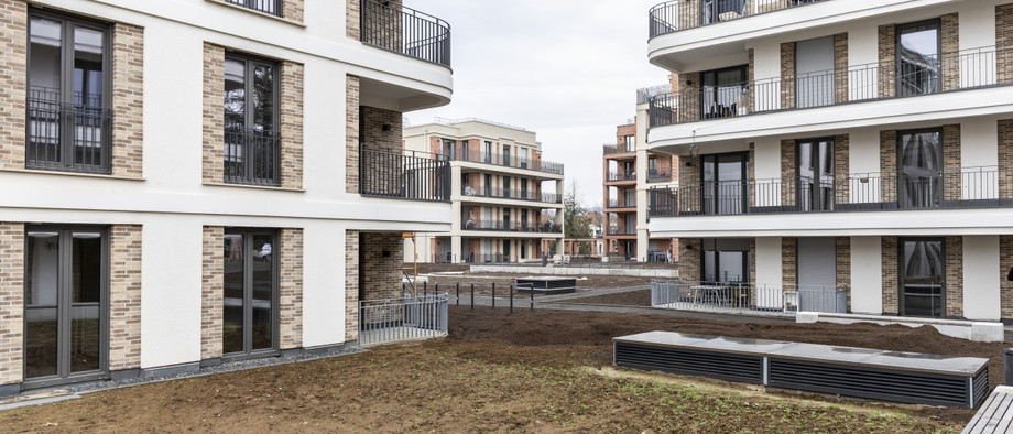 Billiger wohnen: Die Wiesbadener Stadtentwicklungsgesellschaft hat im Quartier Kaiserhof 111 Sozialwohnungen gebaut.