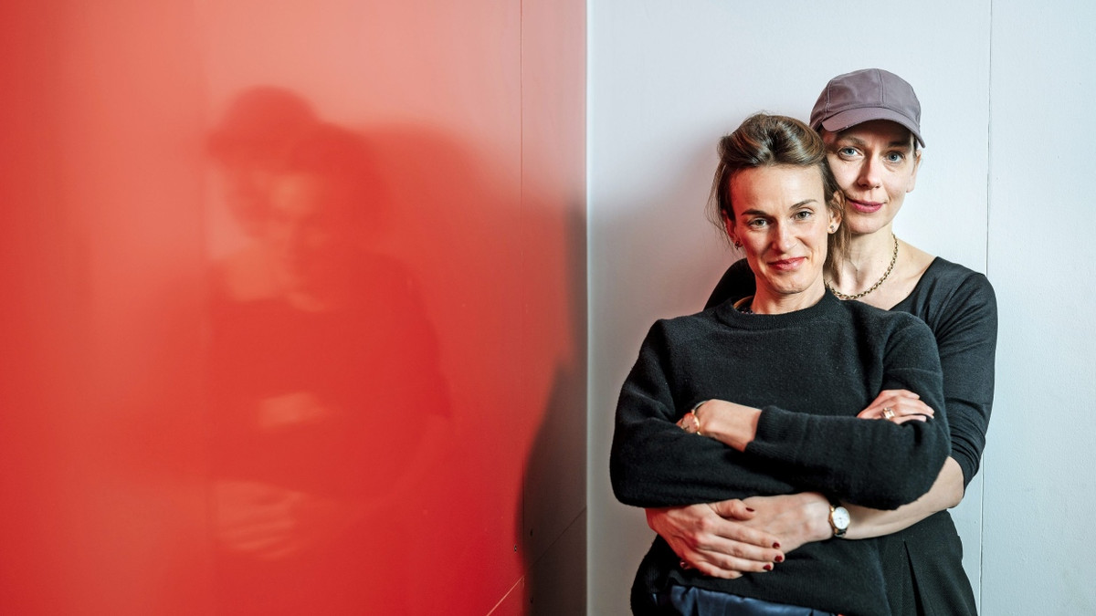Seit Kindertagen befreundet: Regisseurin Lilja Rupprecht (vorn) und Schauspielerin Manja Kuhl