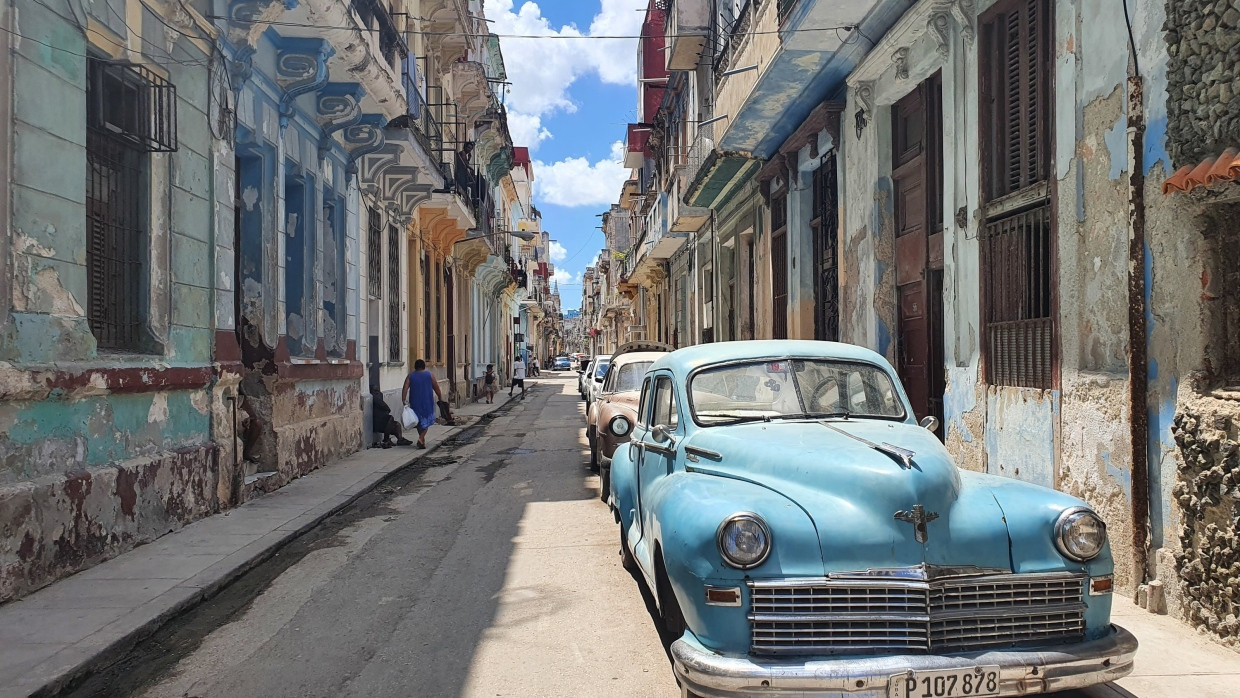 Echtes Kuba: Straßenszene aus Havanna, aufgenommen im Jahr 2022