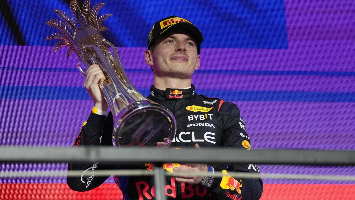 Max Verstappen fährt zum zweiten Mal allen davon.