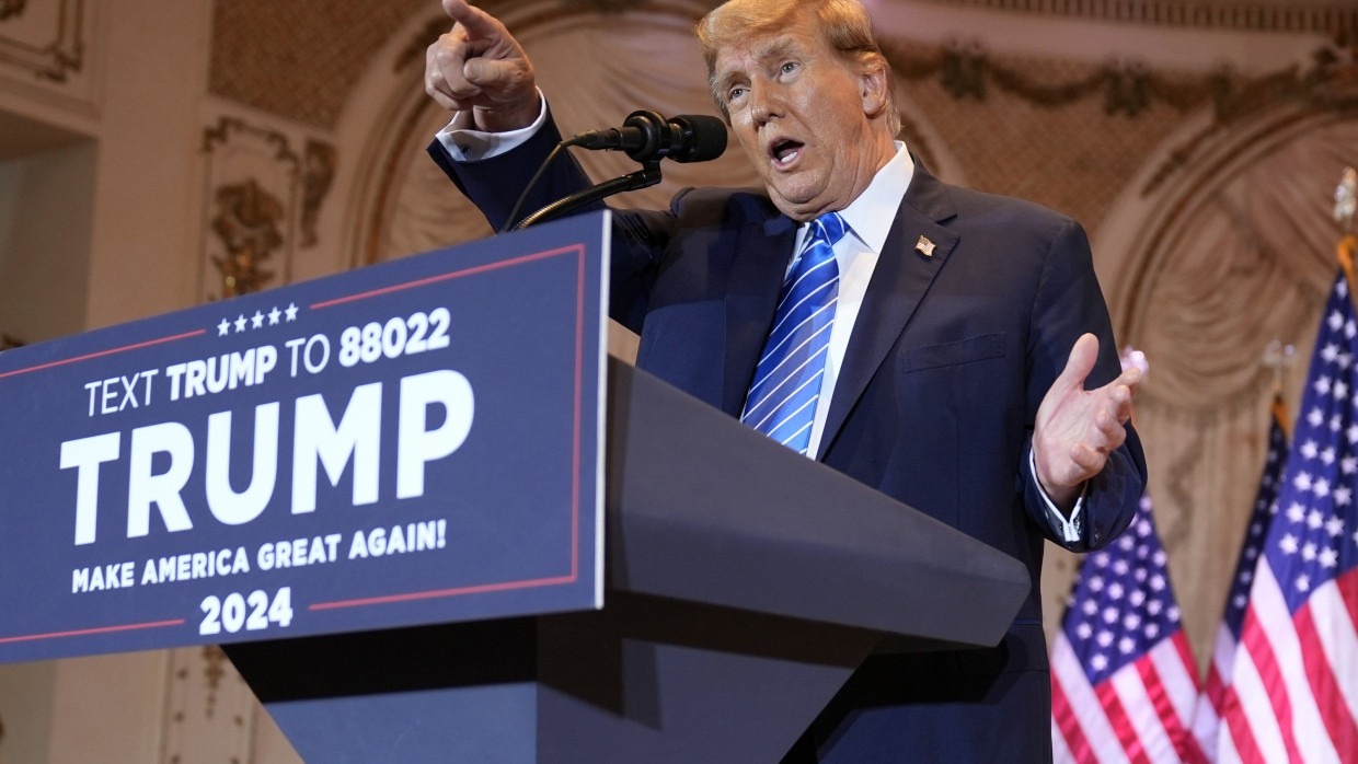 Fordert nach dem erfolgreichen „Super Tuesday“ Einigkeit: Donald Trump am Dienstagabend in Mar-a-Lago