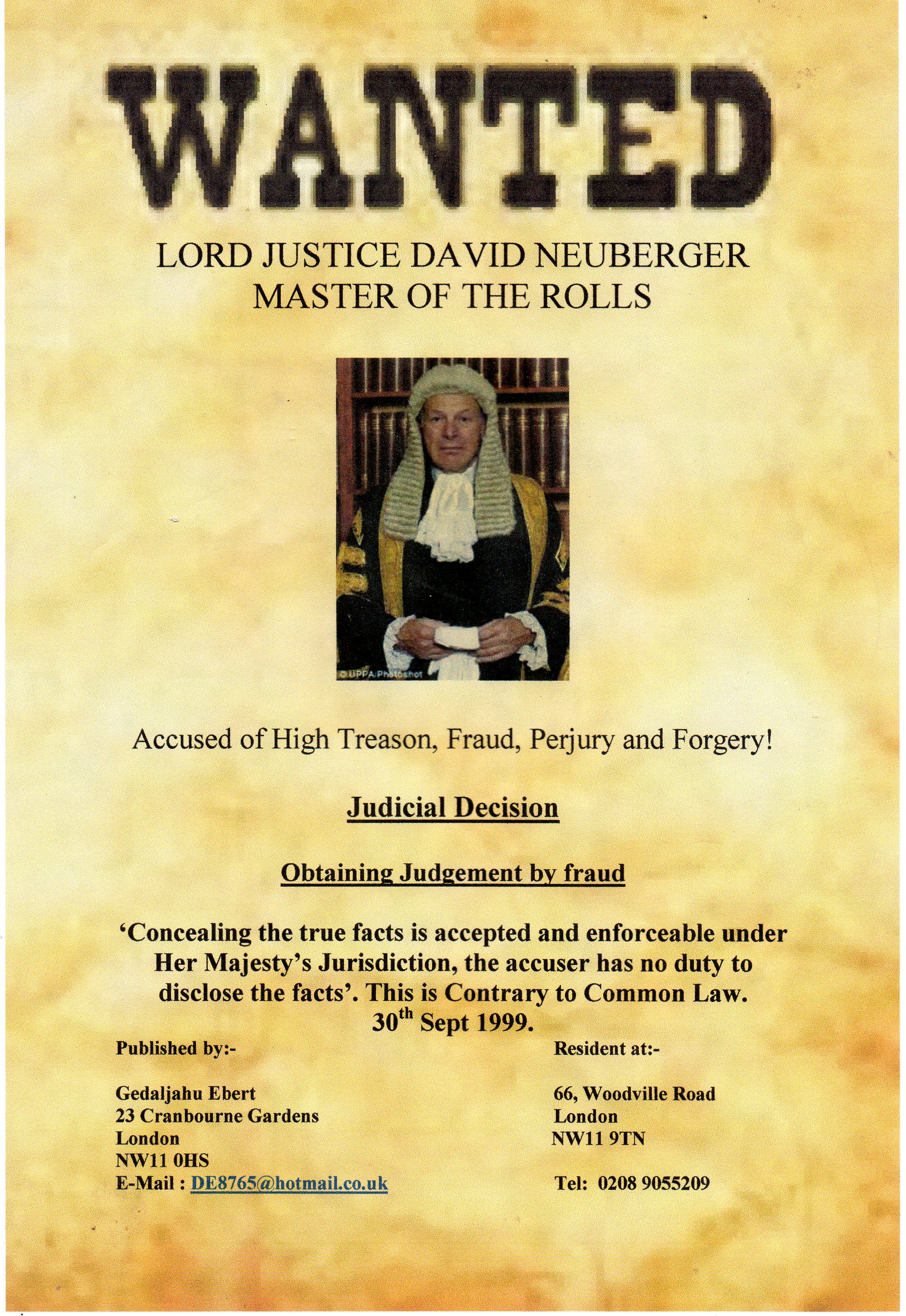 WANTED: Lord Neuberger