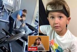 Disturbing video shows accused killer NJ dad forcing 6-year-old son to run on treadmill because he was 'too fat'
