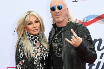 Suzette Snider and Dee Snider attend the 4th Annual GRAMMY Awards Viewing Party