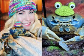 Laura Porter dresses up and walks pet crab