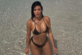 Kim Kardashian vacation beach bikini instagram 04 09 24