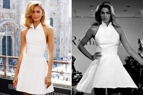 Zendaya's Tennis-Inspired Outfit Was Once Worn By Cindy Crawford