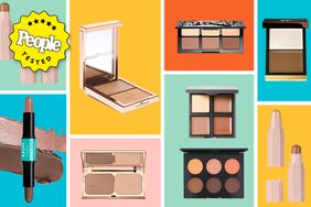 collage of popular contour kits we recommend on a colorful background