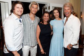 Jesse Bongiovi, Jake Bongiovi, Dorothea Bongiovi, Stephanie Bongiovi and Jon Bon Jovi attend Apollo in the Hamptons 2019: Hosted by Ronald O. Perelman at The Creeks on August 03, 2019 in East Hampton, New York