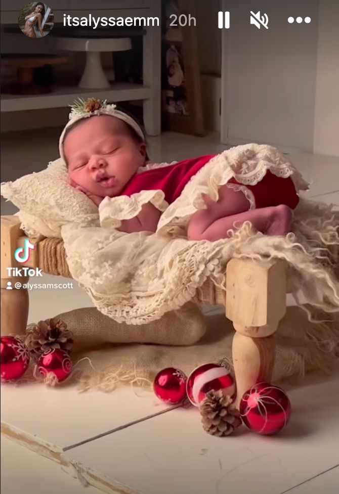 Nick Cannon and Alyssa Scott's Daughter Halo Poses in Newborn Shoot