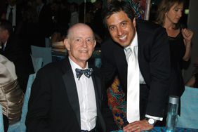 Peter Boyle and Ray Romano during 57th Annual Primetime Emmy Awards - HBO After Party at Pacific Design Center