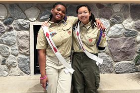 Kimani and Phoenix at the Scout Headquarters after passing their Eagle Scout Board of Review. They were officially promoted to Eagle that evening.