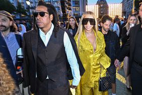 Jay-Z and BeyoncÃÂ© arrive at the Louis Vuitton Menswear Spring/Summer 2024 show as part of Paris Fashion Week 