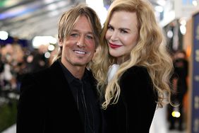 Keith Urban and Nicole Kidman attend the 28th Screen Actors Guild Awards at Barker Hangar on February 27, 2022 in Santa Monica, California