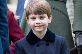 Prince Louis of Wales attends the Christmas Day service at St Mary Magdalene Church on December 25, 2022