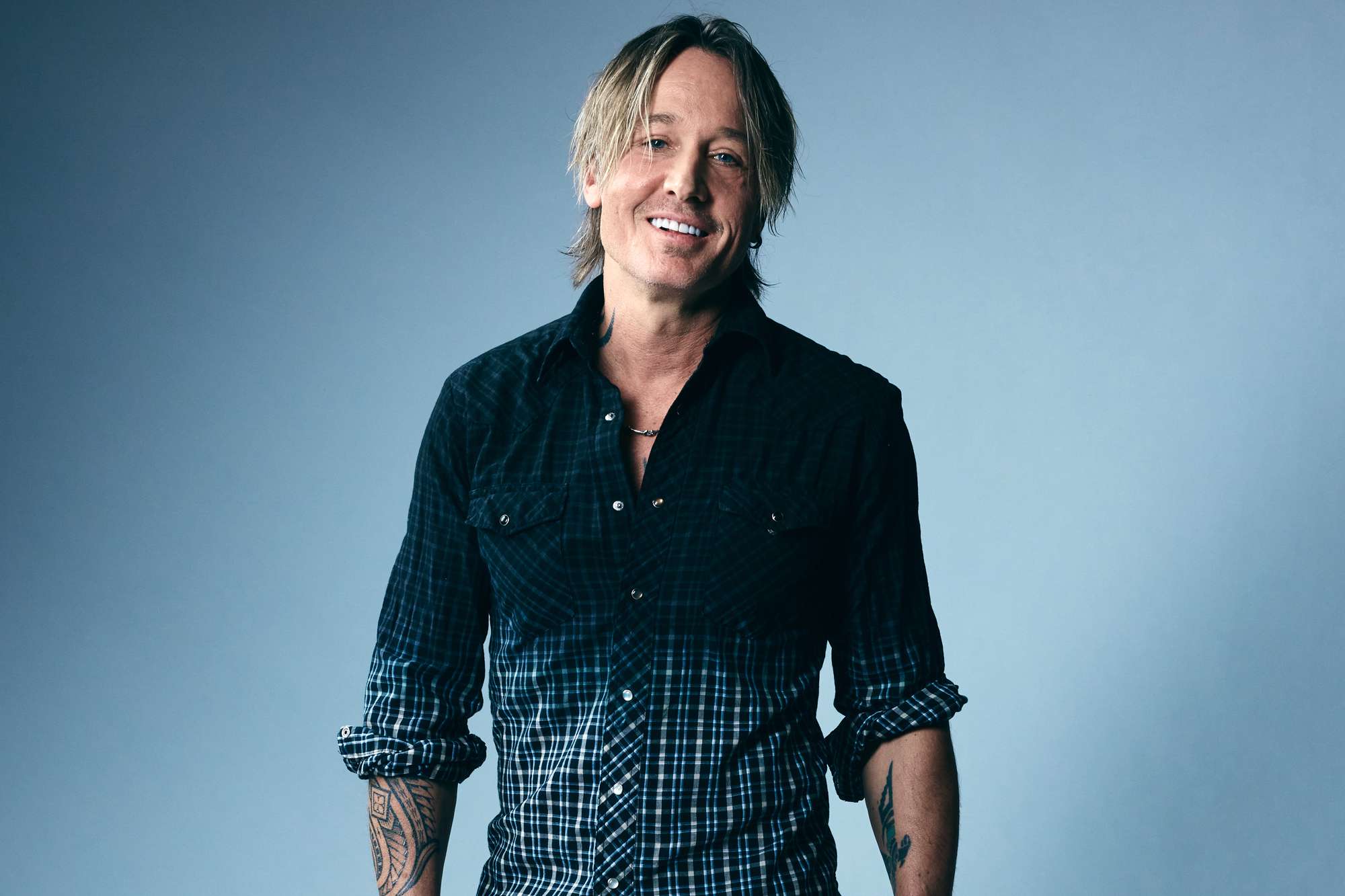 Keith Urban poses for the 2024 CMT Music Awards portraits at the Moody Center on April 07, 2024 in Austin, Texas.