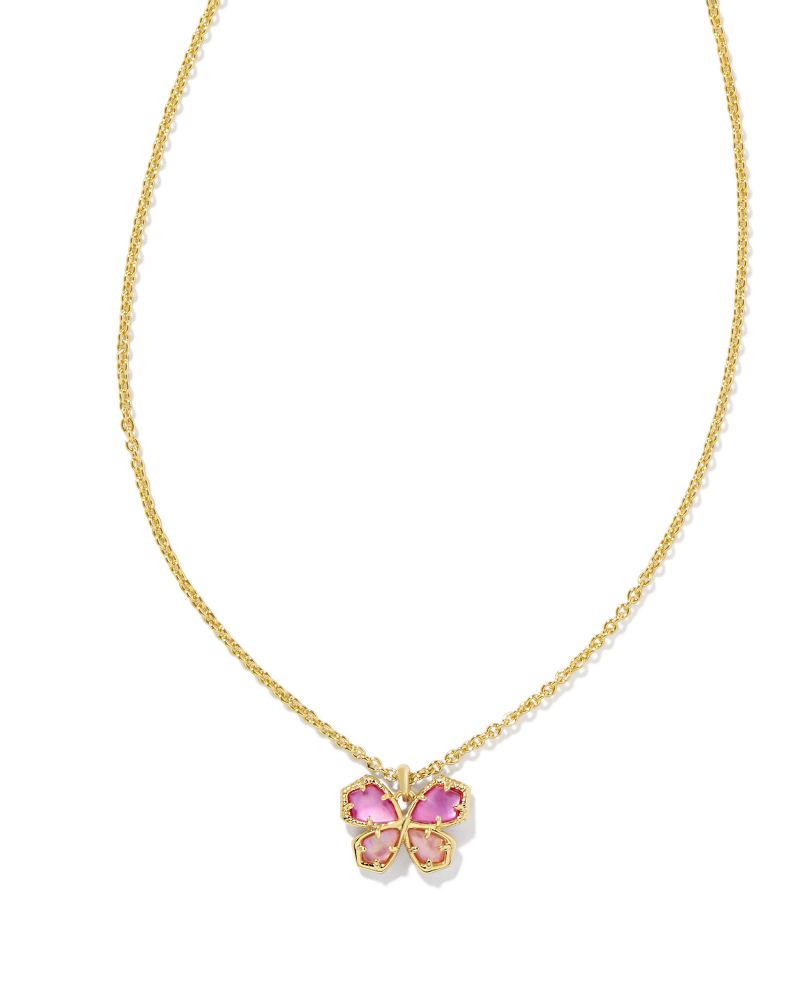 Mae Butterfly Short Pendant Necklace