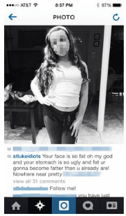cyberbullying on instagram