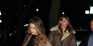 Selena Gomez Wearing A See Through Top While Out With Taylor Swift In Nyc 05