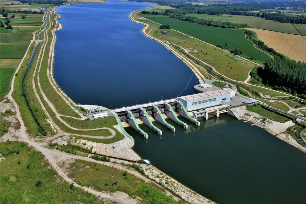 The Brežice hydro power station, part of the HSE Group. Photo: HSE Group