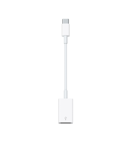 Mit dem USB‑C auf USB Adapter kannst du iOS Geräte und gängige USB Zubehörgeräte mit einem USB‑C oder Thunderbolt 3 (USB‑C) fähigen Mac verbinden.