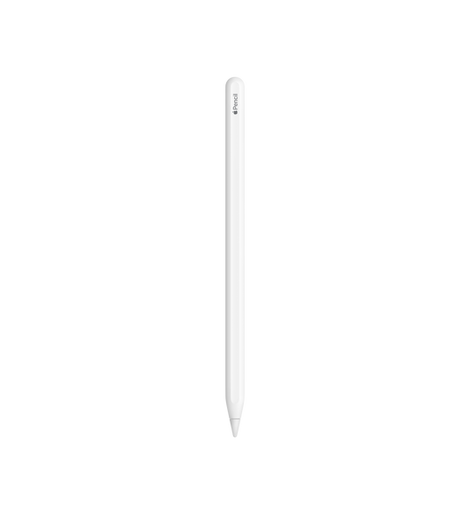 Apple Pencil (2nd Generation) featuring its flat edge that attaches magnetically for automatic charging and pairing.