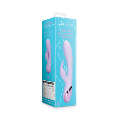 Loveline Silicone Rabbit Vibrator (Digital Lavender)