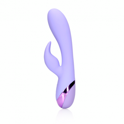 Loveline Silicone Rabbit Vibrator (Digital Lavender)