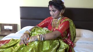 Newly Married Indian Babe Sudipa Hardcore Honeymoon First night sex & creampie